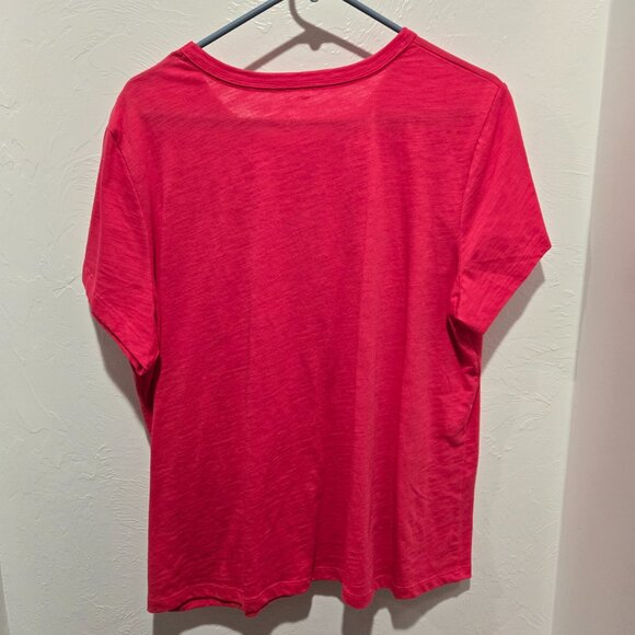 Bundle of 3 Time and Tru T-Shirts | Size L | Green, Pink & Salmon - Picture 3 of 9